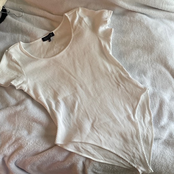 ELOQUII RIBBED BODYSUIT - Picture 1 of 5